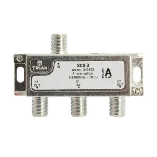 TRIAX RF 3-Way Splitter 5~2400MHz. All Ports Power Pass - Diode Steered - LX2001 - Homewares, Outdoor, Phone Accessories, Cases, Speakers, Headphones + More -