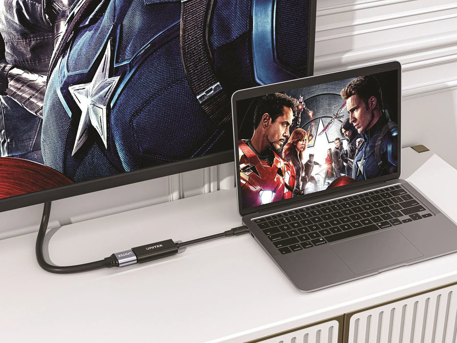 UNITEK USB-C to HDMI 2.0 Adapter 4K@60Hz UHD HDMI Output. Supports HDCP 2.3 & 3D - LX2001 - Homewares, Outdoor, Phone Accessories, Cases, Speakers, Headphones + More -