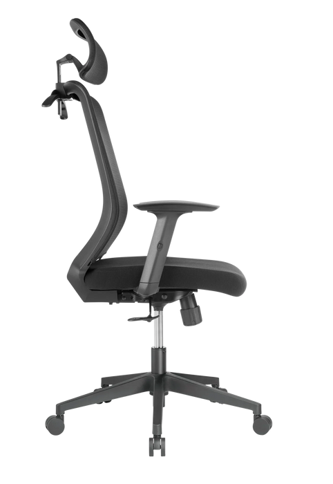 BRATECK Office Chair with Headrest. Ergonomic & Breathable Mesh Back. Pneumatic - LX2001 - Homewares, Outdoor, Phone Accessories, Cases, Speakers, Headphones + More -