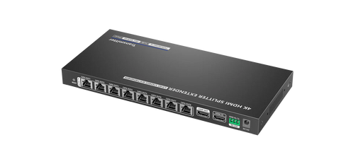 LENKENG 1-In-8-Out 4K@60Hz HDMI Extender. 1x HDMI in & 8x RJ45 out. Compatible w - LX2001 - Homewares, Outdoor, Phone Accessories, Cases, Speakers, Headphones + More -