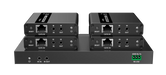 LENKENG 1-In-4-Out 4K@30Hz HDMI Extender. 1x HDMI in & 4x RJ45 out. Compatible w - LX2001 - Homewares, Outdoor, Phone Accessories, Cases, Speakers, Headphones + More -
