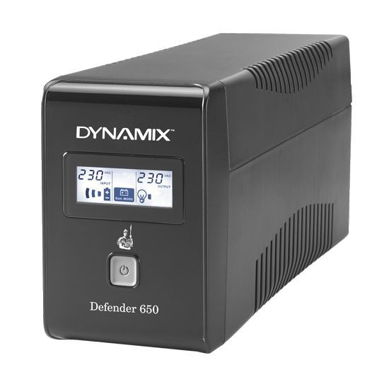 DYNAMIX Defender 650VA (390W) Line Interactive UPS, 936J Surge Protection, 2x NZ