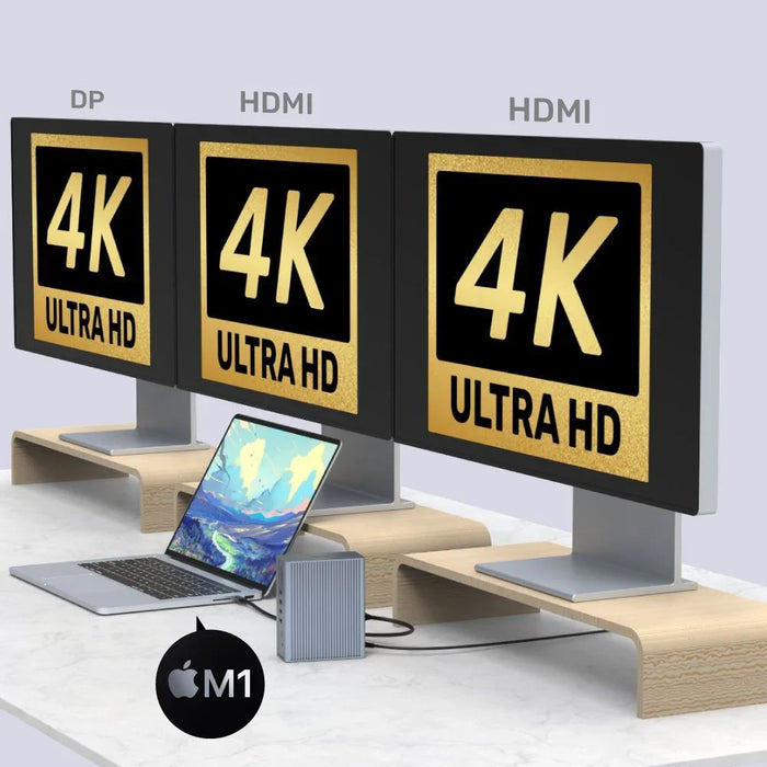 UNITEK 15-in-1 Multi-Port Hub with Support for MST Triple Monitor Includes 6x US - LX2001 - Homewares, Outdoor, Phone Accessories, Cases, Speakers, Headphones + More -