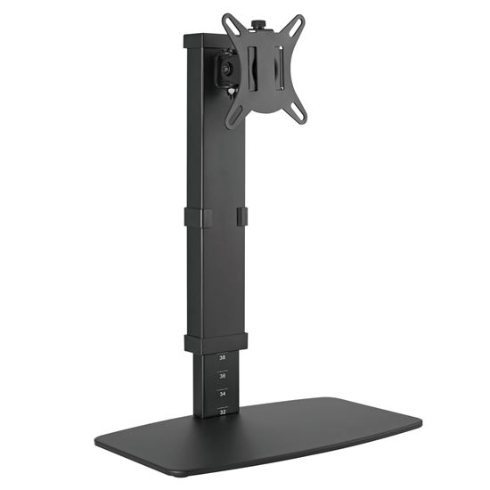 BRATECK 17"-32" Single Screen Vertical Lift Steel Monitor Stand. 10 View Height