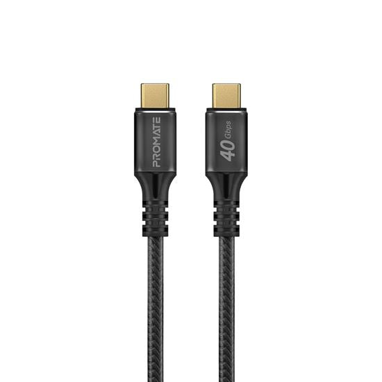 PROMATE 1M USB-C to USB-C Cable. Supports Thunderbolt 3, 240W Super Speed Fast C