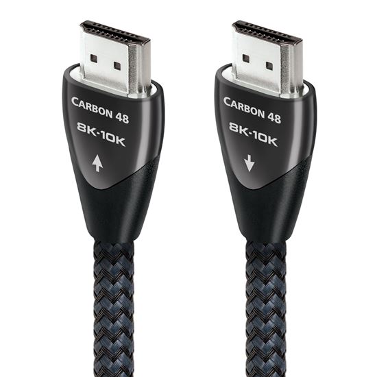 AUDIOQUEST Carbon 48G 3M HDMI cable braided. Solid 5% silver Resolution - 48Gbps