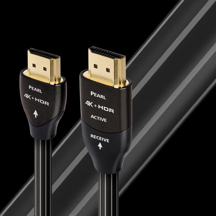 AUDIOQUEST Pearl 12.5M active HDMI cable. Long grain copper (LGC) Resolution - 1