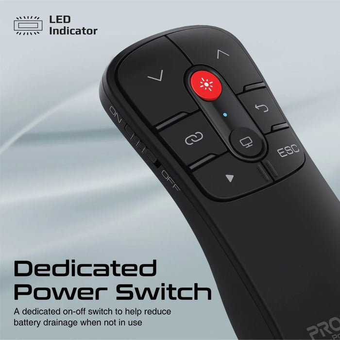 PROMATE Universal Wireless Red Laser Pointer up to 50m Laser Range Includes USB- - LX2001 - Homewares, Outdoor, Phone Accessories, Cases, Speakers, Headphones + More -