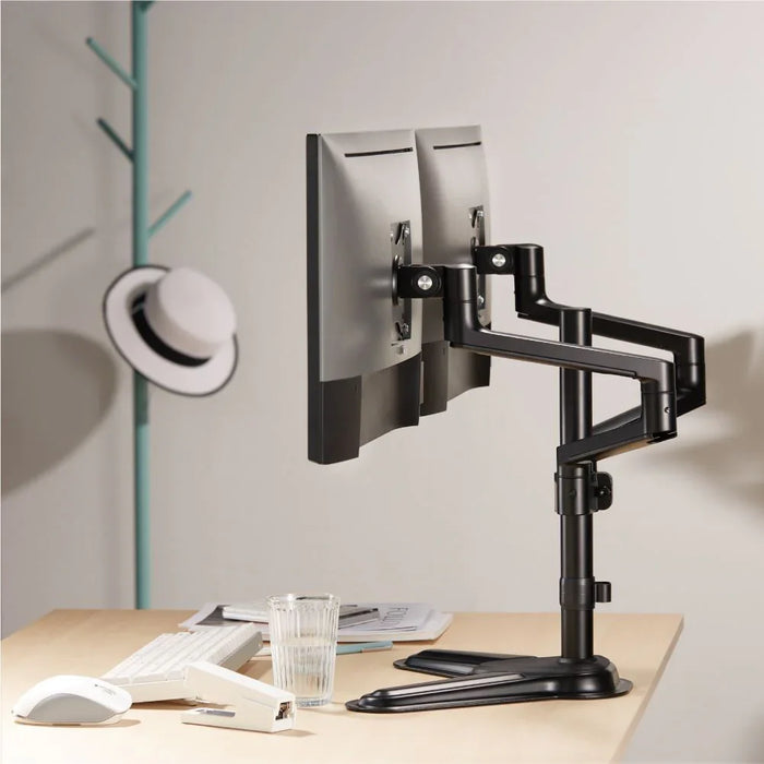 BRATECK 17"-32" Dual Arm Premium Articulating Monitor Stand. Arm Extension 447m - LX2001 - Homewares, Outdoor, Phone Accessories, Cases, Speakers, Headphones + More -