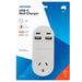 JACKSON USB 3.4A Wall Charger 2x USB & 2x USB-C Ports Plus 1x 3-Pin Socket - LX2001 - Homewares, Outdoor, Phone Accessories, Cases, Speakers, Headphones + More -