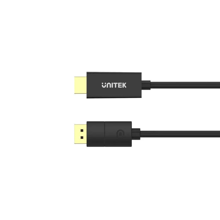 UNITEK 1.8m DisplayPort to HDMI Cable. Supports Max Res up to 4K@60Hz. Unidirect - LX2001 - Homewares, Outdoor, Phone Accessories, Cases, Speakers, Headphones + More -