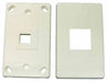 DYNAMIX Single Port RJ45 Keystone Face Plate - 2x piece. Horizontal Mount - LX2001 - Homewares, Outdoor, Phone Accessories, Cases, Speakers, Headphones + More -
