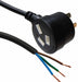 DYNAMIX 2M 3-Pin Tapon Plug to Bare End, 3 Core 1mm Cable Black SAA Approved - LX2001 - Homewares, Outdoor, Phone Accessories, Cases, Speakers, Headphones + More -