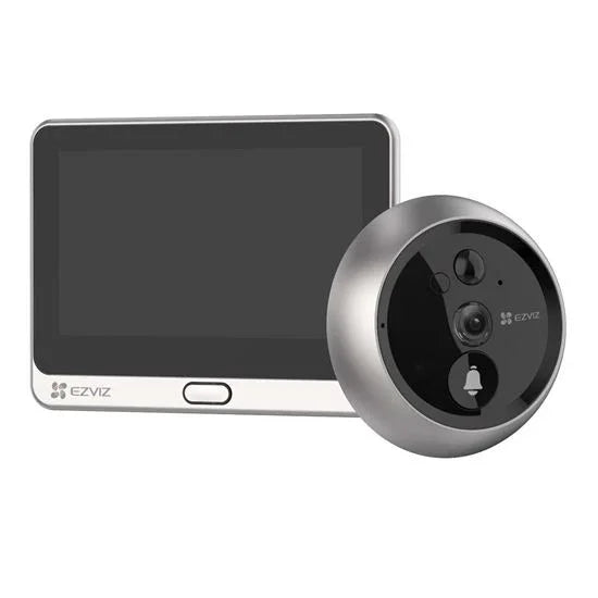 EZVIZ Wire-Free Smart Video 1080P Doorbell & Door Viewer with 4.3" Colour View S - LX2001 - Homewares, Outdoor, Phone Accessories, Cases, Speakers, Headphones + More -