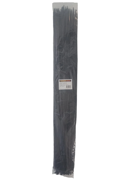 POWERFORCE Cable Tie Black UV 1168mm x 9mm Weather Resistant Nylon. Pack of 100. - LX2001 - Homewares, Outdoor, Phone Accessories, Cases, Speakers, Headphones + More -