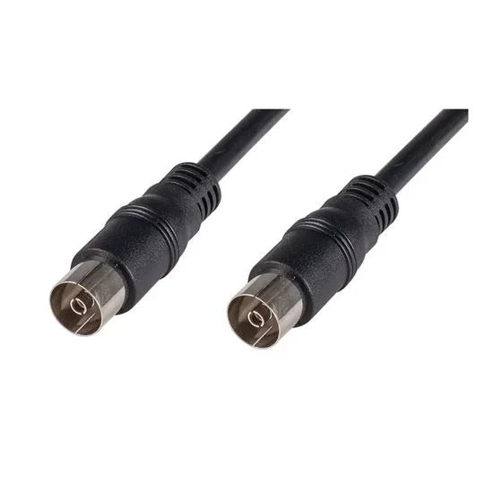 DYNAMIX 2m RF Coaxial Male to Male Cable - LX2001 - Homewares, Outdoor, Phone Accessories, Cases, Speakers, Headphones + More -