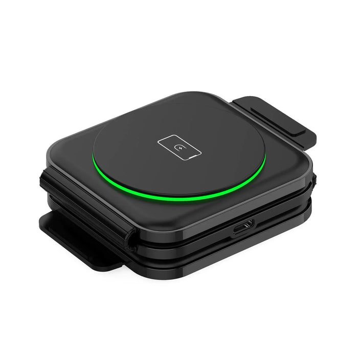 UNITEK 15W Travel MagCharge 3-in-1 Qi Wireless Foldable Phone Charger. Small Fle - LX2001 - Homewares, Outdoor, Phone Accessories, Cases, Speakers, Headphones + More -
