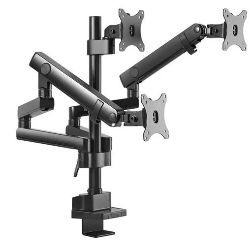 BRATECK 17"-27" Triple Monitor Spring-Assisted Desk Mount Bracket. Max load 7kg - LX2001 - Homewares, Outdoor, Phone Accessories, Cases, Speakers, Headphones + More -