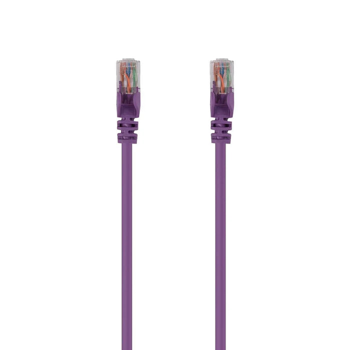 DYNAMIX 0.3m Purple Cat 6 UTP Patch Lead (T568A Specification) 250MHz 24AWG Slim - LX2001 - Homewares, Outdoor, Phone Accessories, Cases, Speakers, Headphones + More -