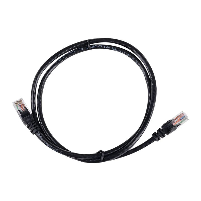 DYNAMIX 1m Cat6 Black UTP Patch Lead (T568A Specification) 250MHz 24AWG Slimline - LX2001 - Homewares, Outdoor, Phone Accessories, Cases, Speakers, Headphones + More -