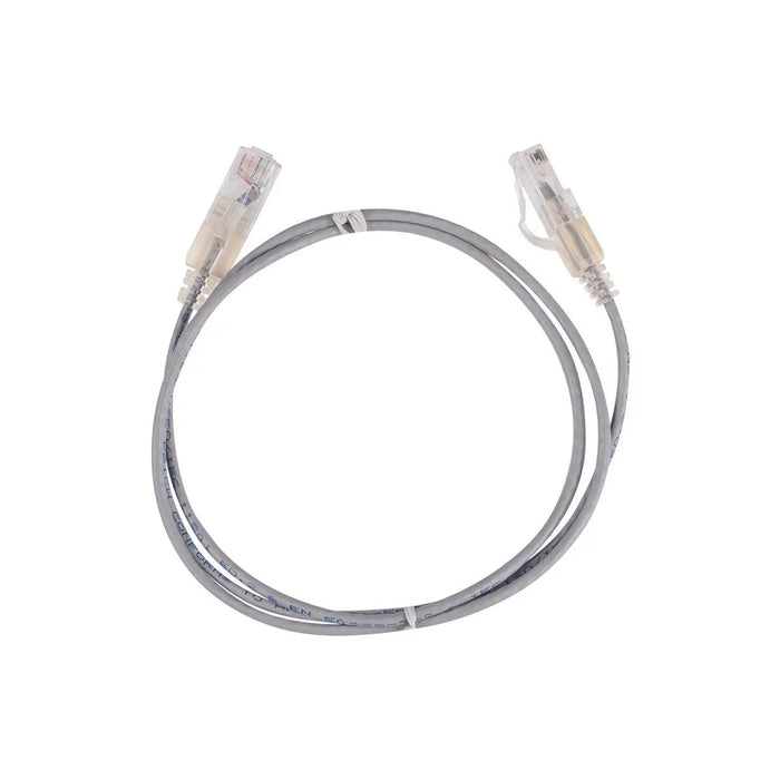 DYNAMIX 2m Cat6A 10G Grey Ultra-Slim Component Level UTP Patch Lead (30AWG) with - LX2001 - Homewares, Outdoor, Phone Accessories, Cases, Speakers, Headphones + More -