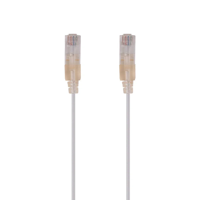 DYNAMIX 1m Cat6A 10G White Ultra-Slim Component Level UTP Patch Lead (30AWG) wit - LX2001 - Homewares, Outdoor, Phone Accessories, Cases, Speakers, Headphones + More -