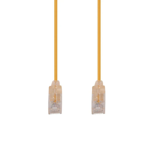 DYNAMIX 0.25m Cat6A 10G Yellow Ultra-Slim Component Level UTP Patch Lead (30AWG) - LX2001 - Homewares, Outdoor, Phone Accessories, Cases, Speakers, Headphones + More -