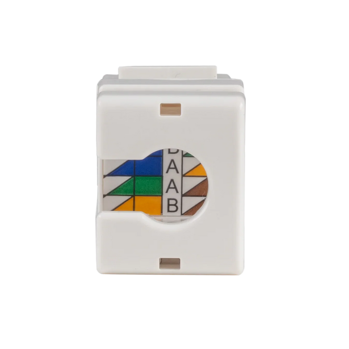 DYNAMIX Slimline Cat6A UTP jack. Colour White - LX2001 - Homewares, Outdoor, Phone Accessories, Cases, Speakers, Headphones + More -