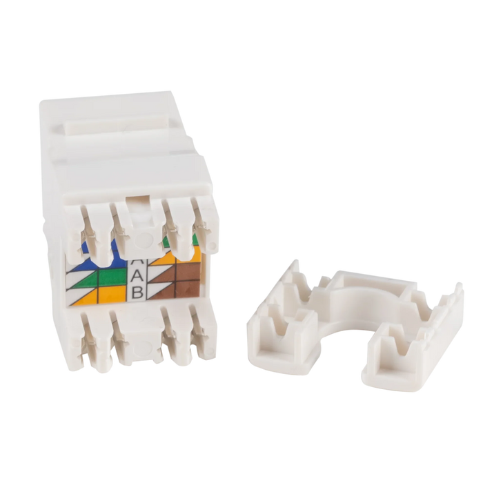 DYNAMIX Slimline Cat6A UTP jack. Colour White - LX2001 - Homewares, Outdoor, Phone Accessories, Cases, Speakers, Headphones + More -