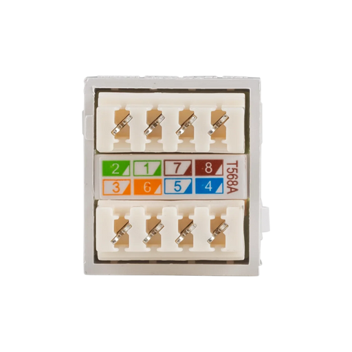 AMDEX Cat5e RJ45 Jack for AMDEX Face Plates. T586A Wiring Only. Recommended for - LX2001 - Homewares, Outdoor, Phone Accessories, Cases, Speakers, Headphones + More -