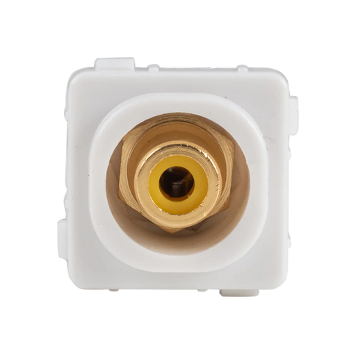 AMDEX Yellow RCA to F Connector. Gold Plated - LX2001 - Homewares, Outdoor, Phone Accessories, Cases, Speakers, Headphones + More -