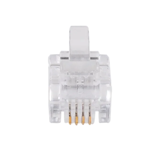 DYNAMIX RJ11 Plug 20pc Bag, 6P4C Modular Plug. 3 micron. - LX2001 - Homewares, Outdoor, Phone Accessories, Cases, Speakers, Headphones + More -