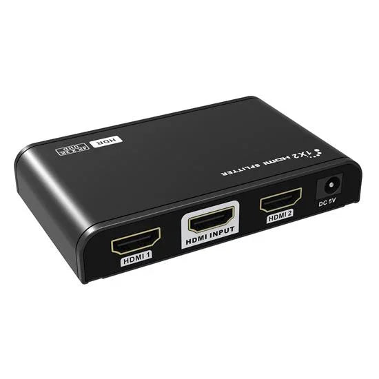 LENKENG 1-In-2-out HDMI Splitter with HDR & EDID. Supports UHD Res up to 4K2K@30 - LX2001 - Homewares, Outdoor, Phone Accessories, Cases, Speakers, Headphones + More -