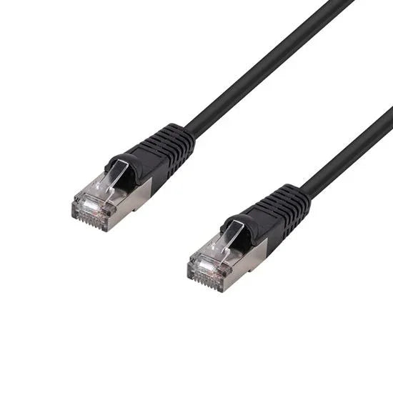 DYNAMIX 0.75m Cat6A S/FTP Black Slimline Shielded 10G Patch Lead. 26AWG (Cat6 Au - LX2001 - Homewares, Outdoor, Phone Accessories, Cases, Speakers, Headphones + More -