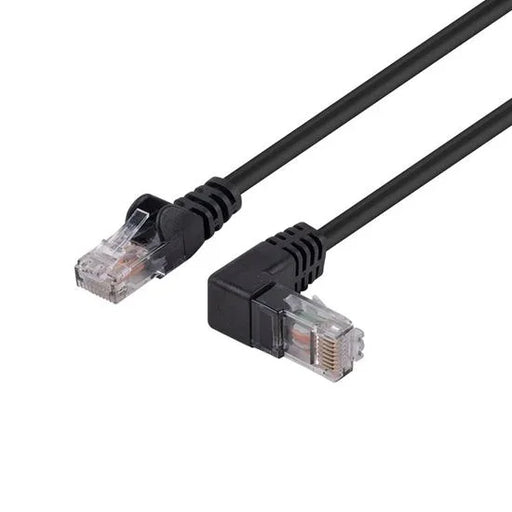 DYNAMIX 1m Cat6 Black UTP Right Angled Patch Lead 250MHz (T568A Specification) 2 - LX2001 - Homewares, Outdoor, Phone Accessories, Cases, Speakers, Headphones + More -
