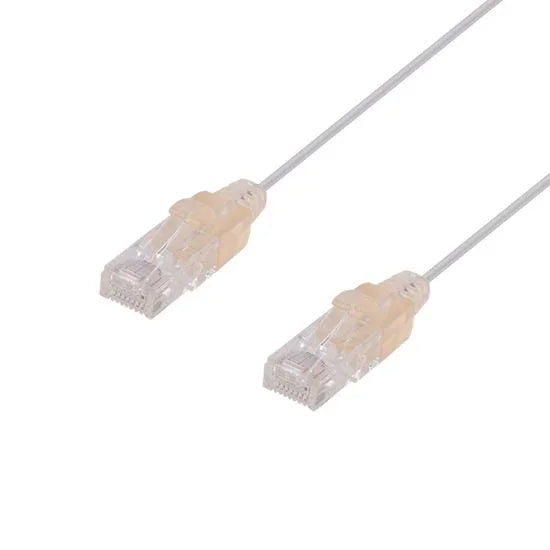 DYNAMIX 0.75m Cat6A 10G White Ultra-Slim Component Level UTP Patch Lead (30AWG) - LX2001 - Homewares, Outdoor, Phone Accessories, Cases, Speakers, Headphones + More -