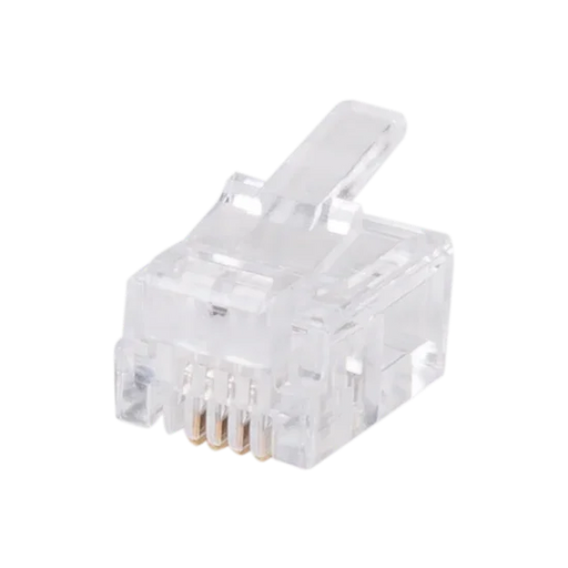 DYNAMIX RJ11 Plug 20pc Bag, 6P4C Modular Plug. 3 micron. - LX2001 - Homewares, Outdoor, Phone Accessories, Cases, Speakers, Headphones + More -