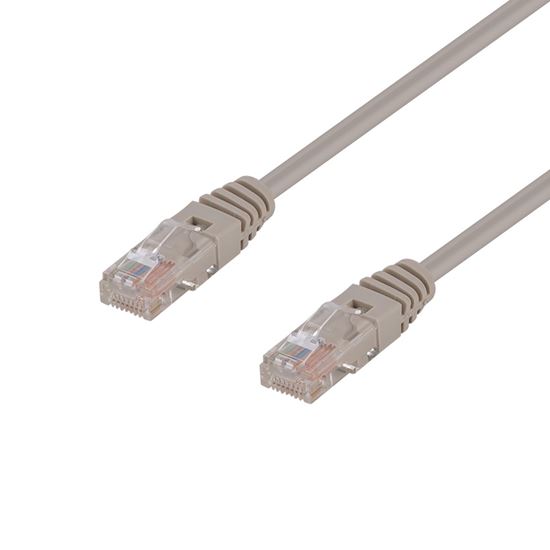 DYNAMIX 1m Cat5e Beige UTP Patch Lead (T568A Specification) 100MHz 24AWG