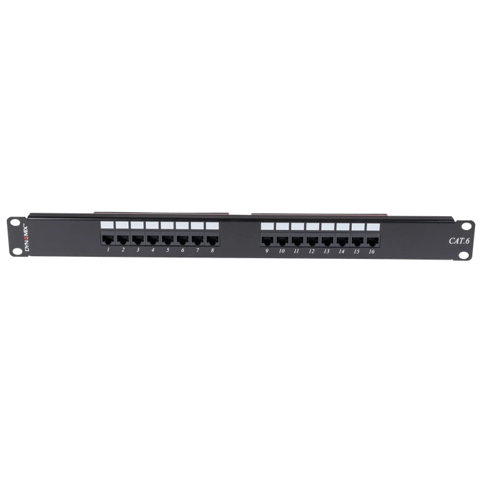 DYNAMIX 16 Port 19'' Cat6 UTP Patch Panel, T568A & T568B Wiring. 1RU. 110x Termi - LX2001 - Homewares, Outdoor, Phone Accessories, Cases, Speakers, Headphones + More -