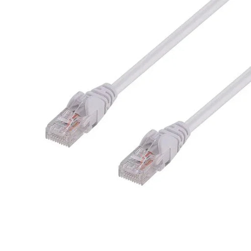 DYNAMIX 1m Cat6 White UTP Patch Lead (T568A Specification) 250MHz 24AWG Slimline - LX2001 - Homewares, Outdoor, Phone Accessories, Cases, Speakers, Headphones + More -