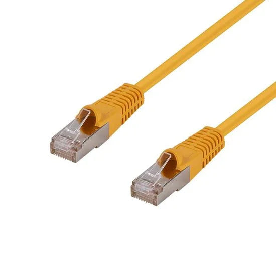 DYNAMIX 0.3m Cat6A S/FTP Yellow Slimline Shielded 10G Patch Lead. 26AWG (Cat6 Au - LX2001 - Homewares, Outdoor, Phone Accessories, Cases, Speakers, Headphones + More -