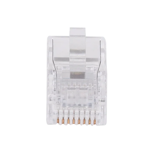 DYNAMIX RJ45 Plug 20pc Bag, 8P8C Modular Plug (Flat, Stranded). 50 micron - LX2001 - Homewares, Outdoor, Phone Accessories, Cases, Speakers, Headphones + More -