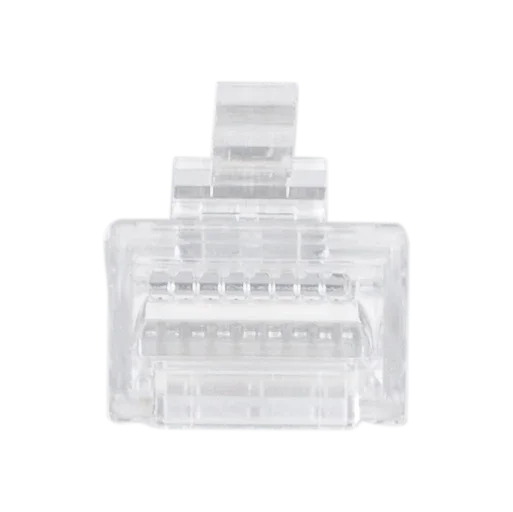 DYNAMIX RJ45 Plug 20pc Bag, 8P8C Modular Plug (Flat, Stranded). 50 micron - LX2001 - Homewares, Outdoor, Phone Accessories, Cases, Speakers, Headphones + More -