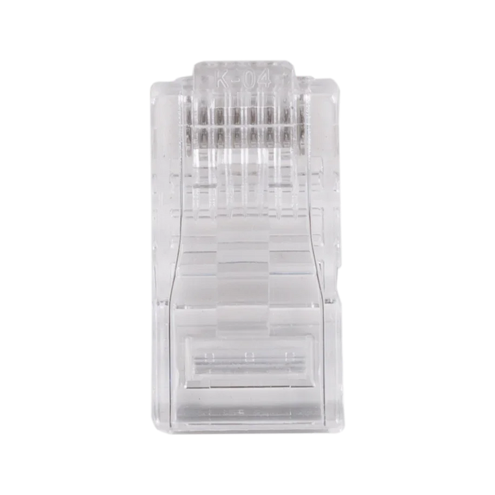 DYNAMIX RJ45 Plug 20pc Bag, 8P8C Modular Plug (Flat, Stranded). 50 micron - LX2001 - Homewares, Outdoor, Phone Accessories, Cases, Speakers, Headphones + More -