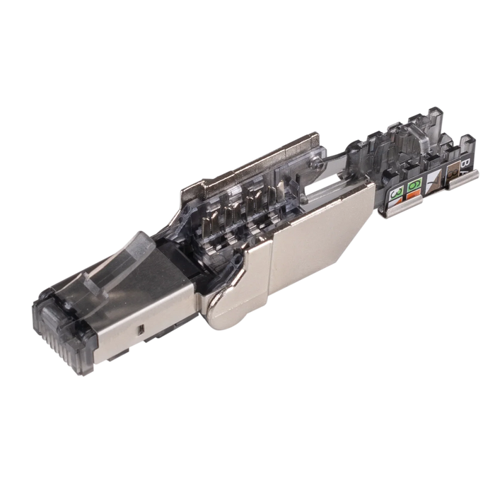 DYNAMIX RJ45 STP Cat6A 10G Tooless Flexible Plug. Works with both solid and stra - LX2001 - Homewares, Outdoor, Phone Accessories, Cases, Speakers, Headphones + More -