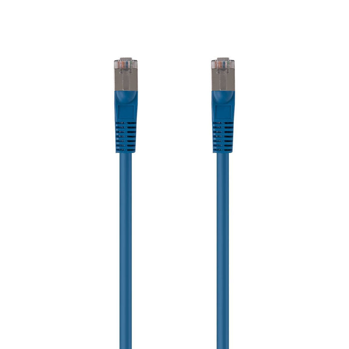 0.3m Cat6A S/FTP Blue Slimline Shielded 10G Patch Lead. 26AWG (Cat6 Augmented)