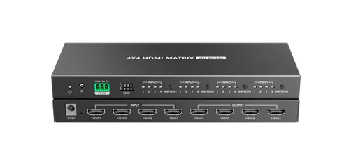 LENKENG 4K 4x4 Matrix Switch. 4x HDMI 2.0 inputs and outputs. to 18Gbps. IR remo - LX2001 - Homewares, Outdoor, Phone Accessories, Cases, Speakers, Headphones + More -