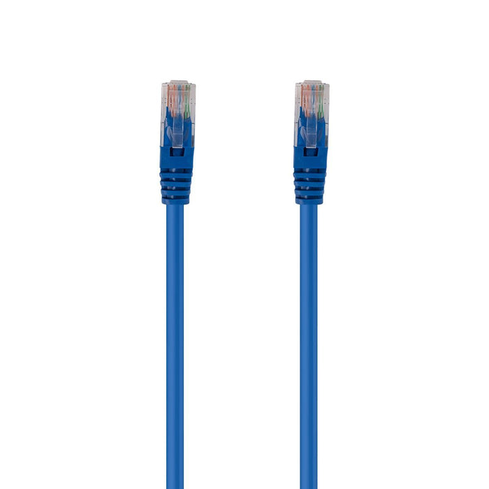 DYNAMIX 3m Cat5e Blue UTP Patch Lead (T568A Specification) 100MHz 24AWG Slimline