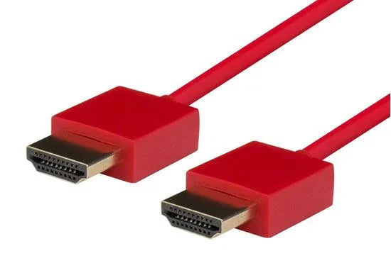 DYNAMIX 1M HDMI RED Nano High Speed With Ethernet Cable 4K2K@60Hz - LX2001 - Homewares, Outdoor, Phone Accessories, Cases, Speakers, Headphones + More -