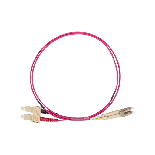 1M 50u LC/SC OM4 Fibre Lead (Duplex, Multimode) Raspberry Pink LSZH Jacket - LX2001 - Homewares, Outdoor, Phone Accessories, Cases, Speakers, Headphones + More -